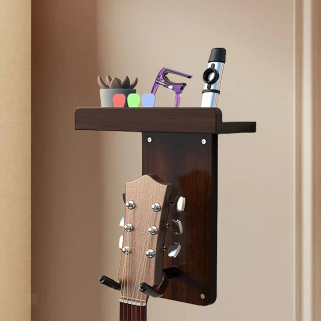 Support Mural Pour Guitare Ou Ukulélé En Macramé - Filet De Rangement Décoratif En Coton Tissé