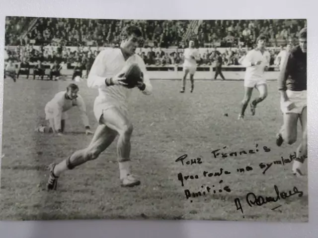 Autographe Andre Campaes  sur photo    Rugby 4