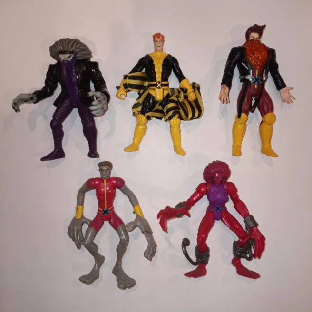 ToyBiz Marvel XMen / X-Men Lot Of 5 Action Figures No Duplicates Vintage Group 6