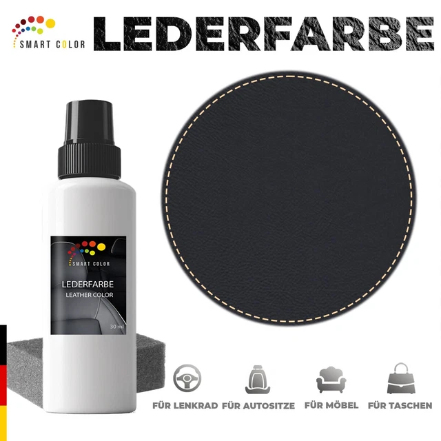 Leder Reparatur Set Schwarz,50ML+20ML Flüssigleder Schwarz