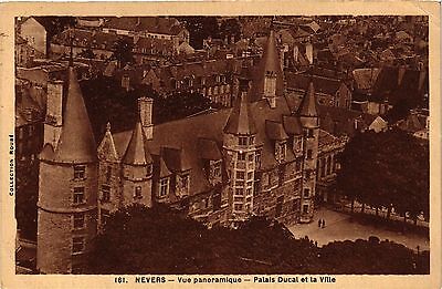 CPA nevers-panoramic view-ducal palace and the city (355697)