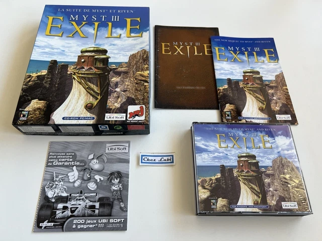 Jeu PC Myst III Exile - Edition Collector BIG BOX - Très Bon état - Jeu D'aventure