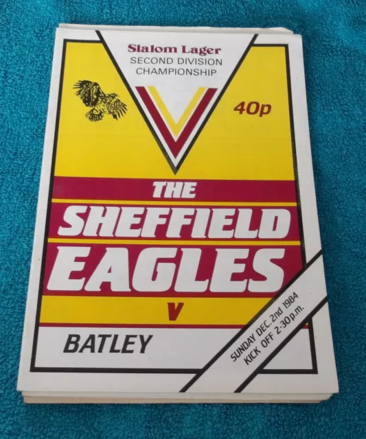 Sheffield Eagles vs. Batley - 2/12/1984