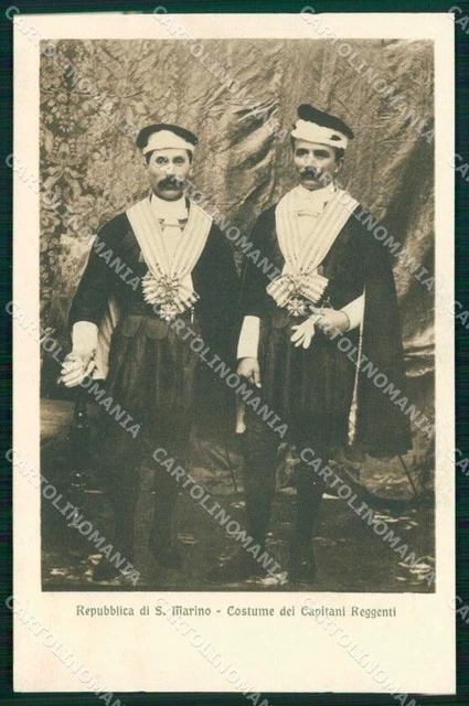 San Marino Città Costume dei Capitani Reggenti cartolina RT1112