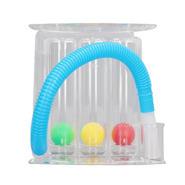 Deep Breathing Exerciser 3 Balls Washable Deep Breathing Trainer For Surgery