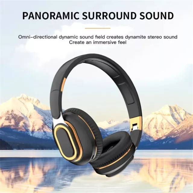 Foldable Sports Headphones Head Mounted Gaming Headphones New Headset  Travel