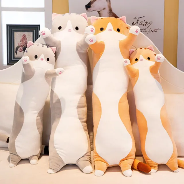 Cute Gift Soft Plush Cat Cats Cushion Toy Doll Stuffed Kitten Pillow For Kids