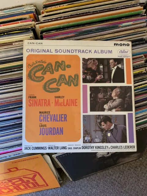 Cole Porter’s Can-Can  OST Soundtrack Vinyl LP Sinatra,MacLaine,Riddle Plays Wel