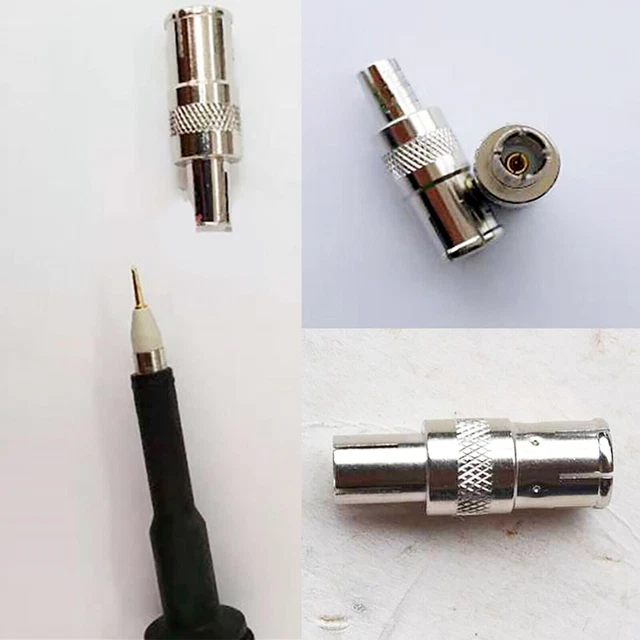 For HF Tektronix Agilent BNC Adapter Probe BNC Oscilloscope Probe Replacement