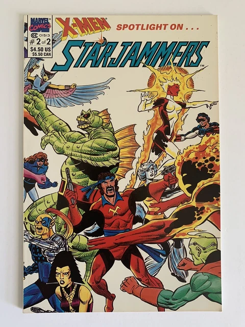 X-Men Spotlight On Starjammers #2 9.2 Nm- 1990 Mini Series Marvel Comics