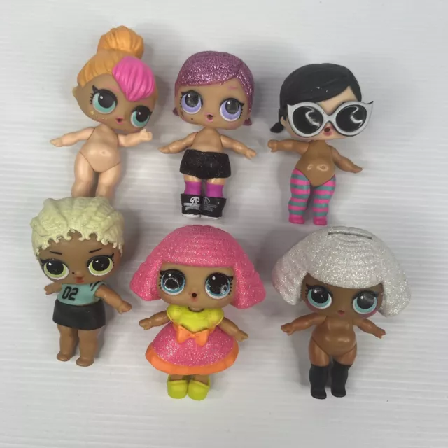 LOL Surprise Dolls Bundle / Bulk Lot MGA Toys Lil Sis x 6 Mini