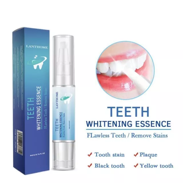 LANTHOME Teeth Whitening Pen,  Intensive Stain Removal Teeth Reduce Yellowing AU 3