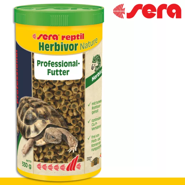 sera 1000 ml reptil Professional Herbivor Nature Reptilien Schildkröten Eidechse