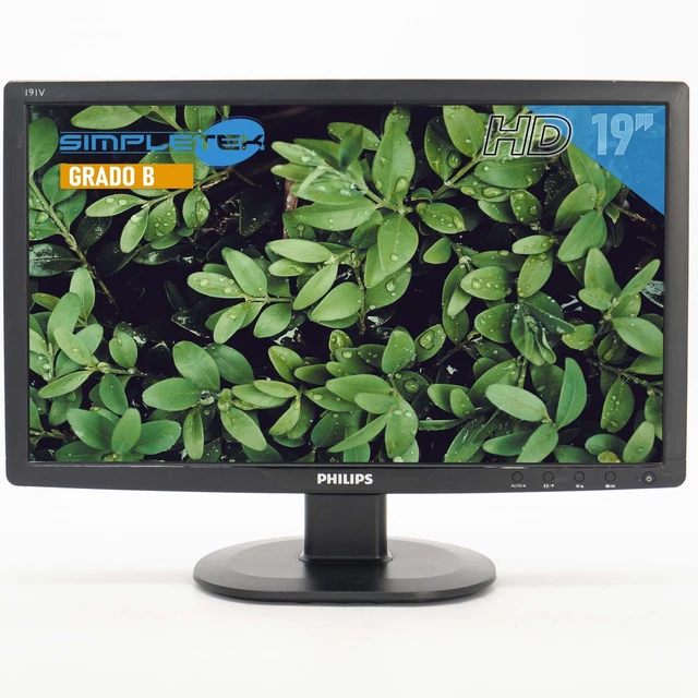 Moniteur PC Philips 190B4CS/20 19" LCD - 1280x1024, 60Hz, Argenté - Occasion