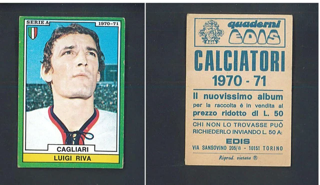 Figurine Panini 1970-71 - Varese, Joueur Traspedini, Collection Complète Football Italien