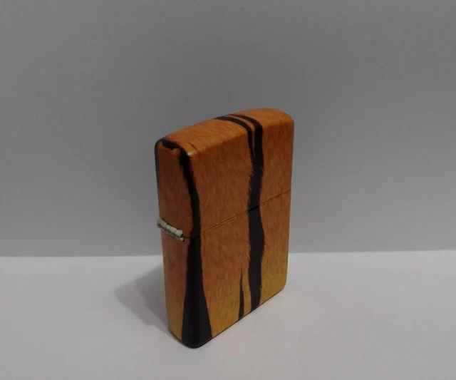 Zippo 2022 Tiger Skin 540 Case No Insert No Box Read 2
