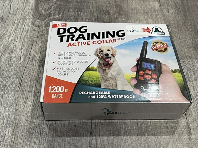 Pet tech dog deals training active collar