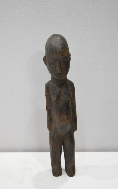 African Lobi Wood Statue Female Burkina Faso Ceremonial Statue