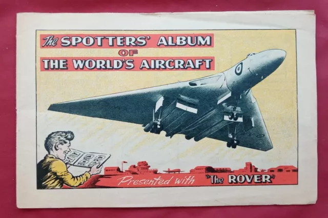 Spotter Album Of World Aircraft Complete Set 48 Cards Rover Comic Free Gift 1960