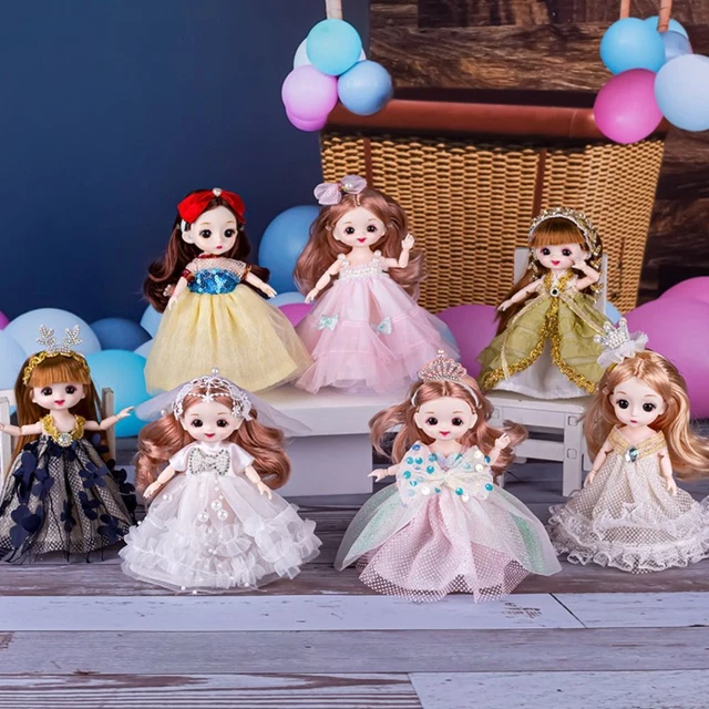 Mini Multi Joint Doll Movable Jointed Princess Dolls Toy Set Molly Girls' Doll