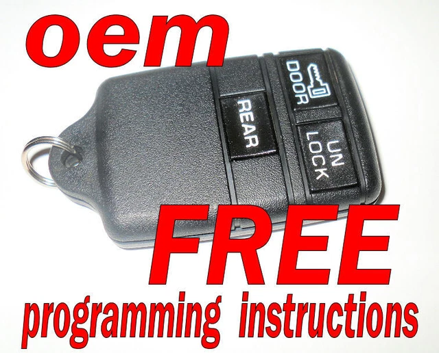 1995 1996 GM Gmc Chevy Chevrolet Keyless Remote Entry Fob Transmitter