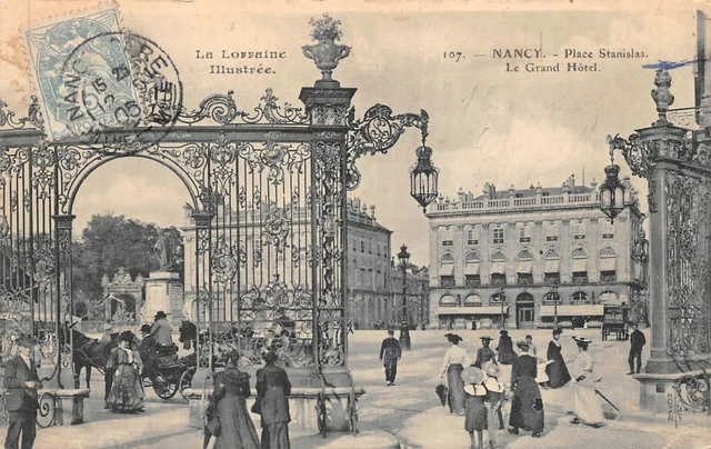 CPA NANCY Place Stanislas le grand Hôtel
