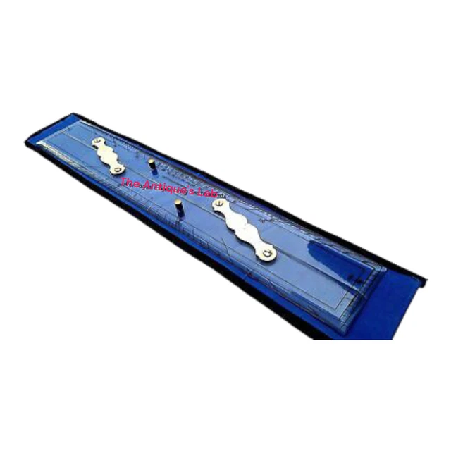 Parallel Ruler Navigation Instrument Ruler With Wooden Box 21'' Accurate Tool