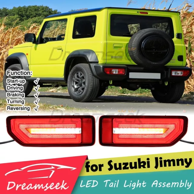 LED Feu arrière pour Suzuki Jimny 2019 2020 2021-2023 Freinage Clignotant Rouge