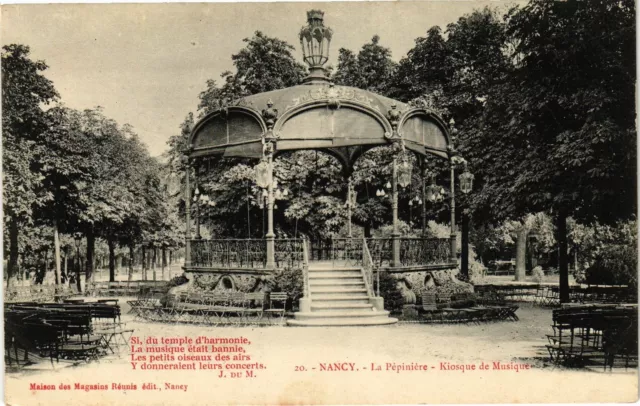 CPA Nancy-La Pépiniére-Kiosque de Musique (187098)