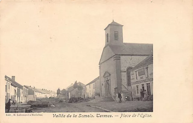 Belgique - TERMES (Lux.) Place de l'église - Ed. H. Lallemand