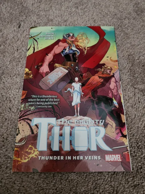Mighty Thor Vol. 1: Thunder in Her Veins by Jason Aaron (English) Paperback Book