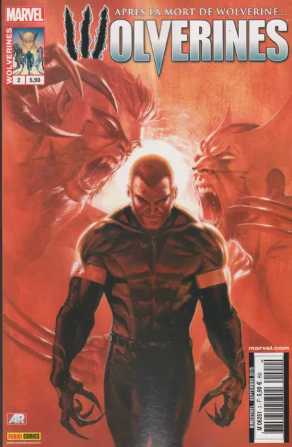 WOLVERINES N° 2 COMICS Panini Marvel 2015 Après mort Wolverine LOGAN LEGACY 2015