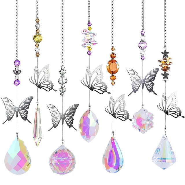 Parasol Cristal Parasol Cristales Colgantes para Decoración