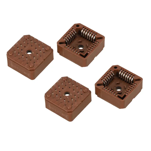 PLCC28P IC Outlet 28Pin 2.54mm Spacing DIP Through Hole Mounting Pack of 4