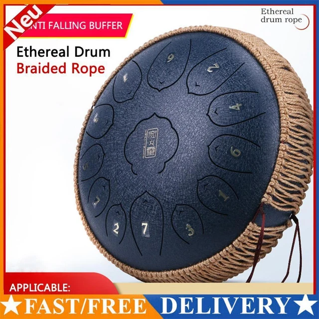 Handmade Handpan Decoration Woven Rattan Rope Steel Tongue Drum Braided Ropes