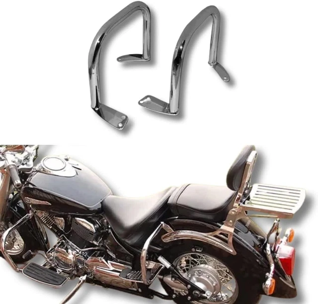 YAMAHA XVS1100 DRAGSTAR (Vstar) Chrome Rear Saddlebag Crash Bar