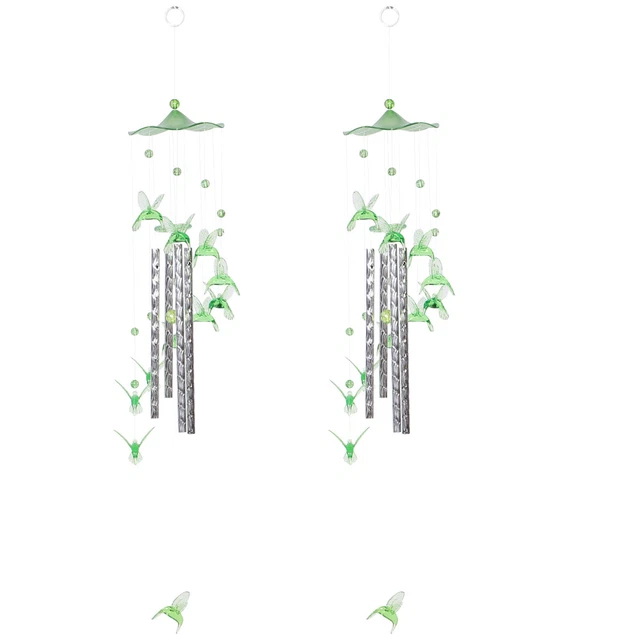 2 pz campanelli a vento giardino esterno decorazione cortile per esterno per esterno