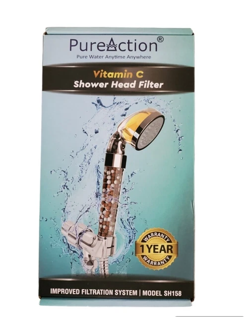 Filtro de cabezal de ducha PureAction vitamina C con manguera