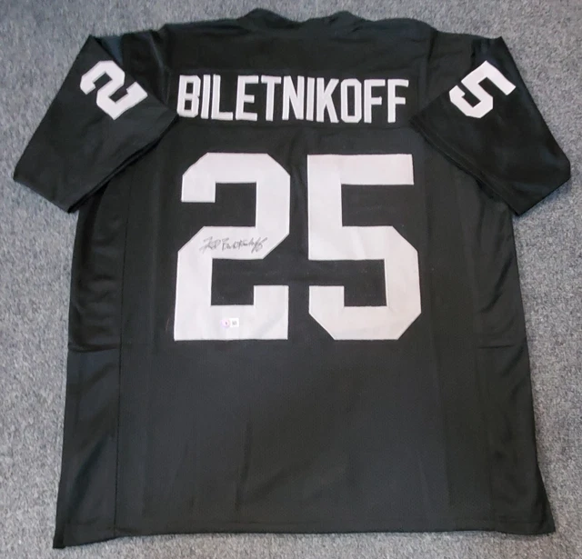 Oakland Raiders Fred Biletnikoff Autographed Signed Jersey Beckett Holo