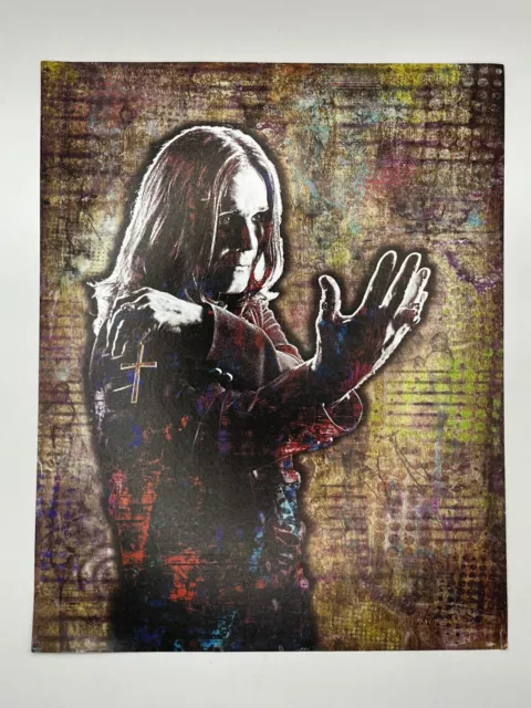 Ozzy Osbourne 8 x 10 Hand Made Print