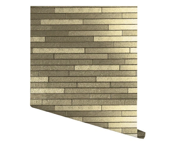 4 ROLLS OF Tile Foil Slate Gold Ultra Weight Metallic Brick Arthouse