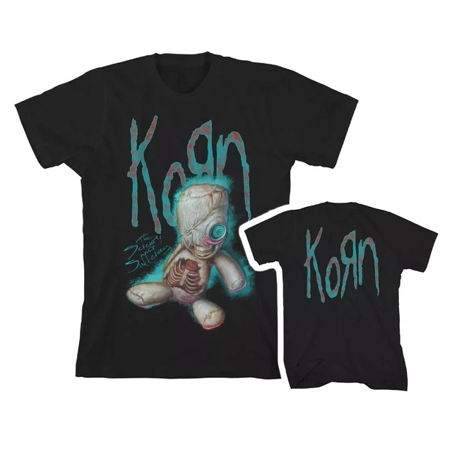 Rock Off Korn SOS Doll Official Men's Unisex T-Shirt (X-Large), Black