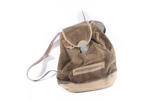 Alter Wanderrucksack Rucksack Stoff Tasche  Wanderer Bergsteiger Vintage