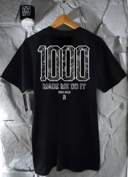 Ride Rich The 1000 Club Motorcycle T Shirt Clothing Tees Casual Motorbike