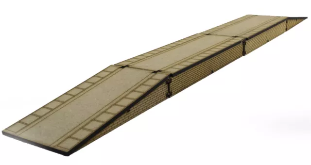 OO/HO Gauge Double Platform with On/Off Ramps by WWS – Model Railway MDF Scenery