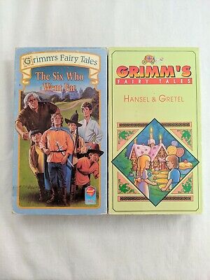 GRIMM'S FAIRY TALE Classics Saban Anime VHS Lot Hansel Gretel Six Who