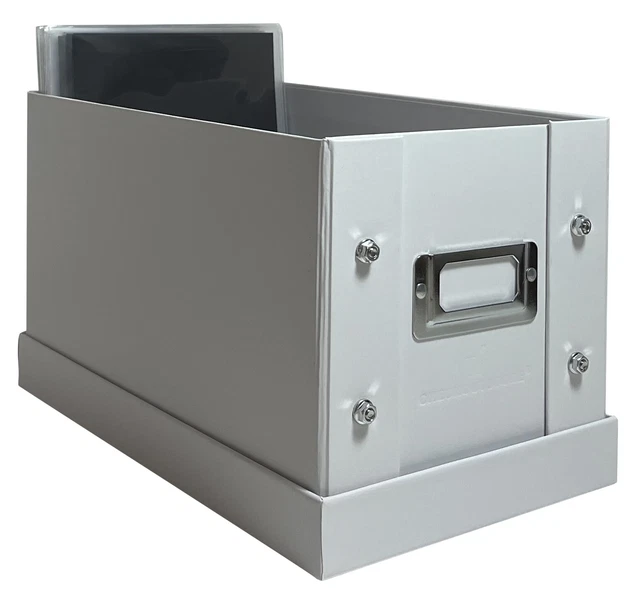 2 CheckOutStore White Stamp & Die Craft Storage Pocket Box