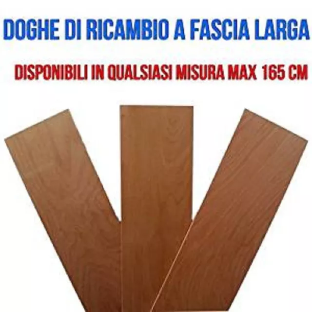 DOGA DOGHE LARGHE RICAMBIO MATRIMONIALI -TUTTE LE MISURE-LARGHEZZA 17 cm  FAGGIO EUR 15,90 - PicClick IT