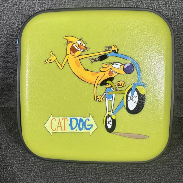 Vintage Nickelodeon CatDog CD DVD Video Game 1999 CASE Holder Cat Dog