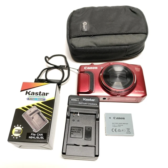 Macchina fotografica compatta PowerShot SX710 HS - Rosso + Canon Canon